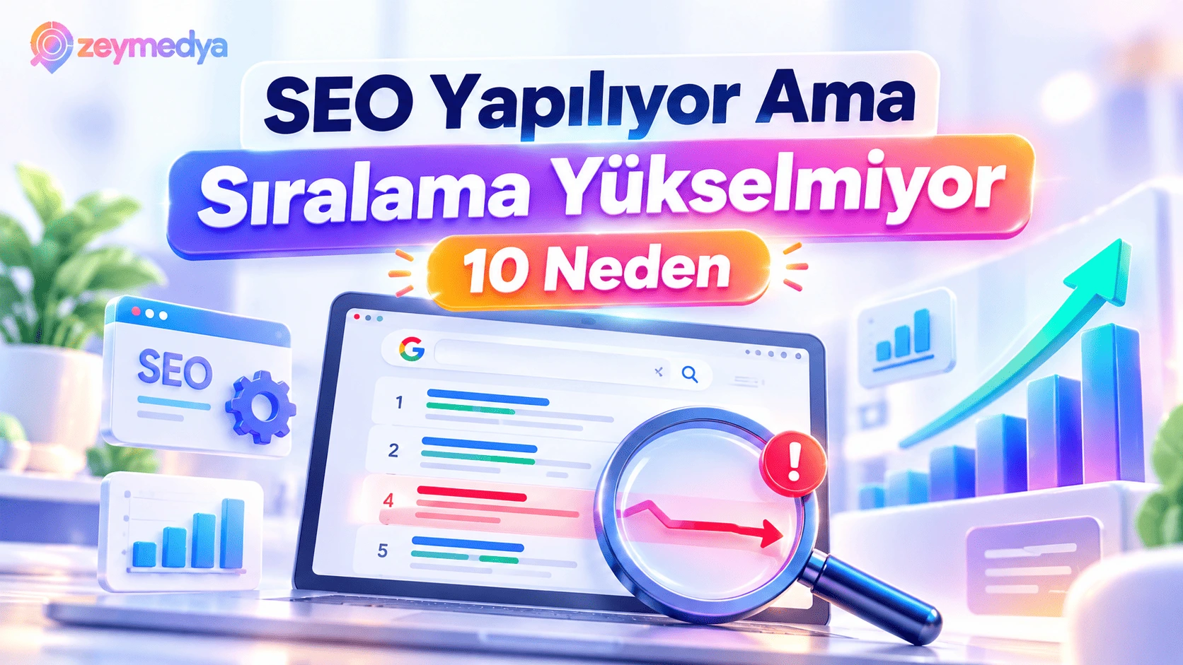 SEO Çalışması Yapılıyor Ama Sıralama Yükselmiyorsa 10 Olası Neden