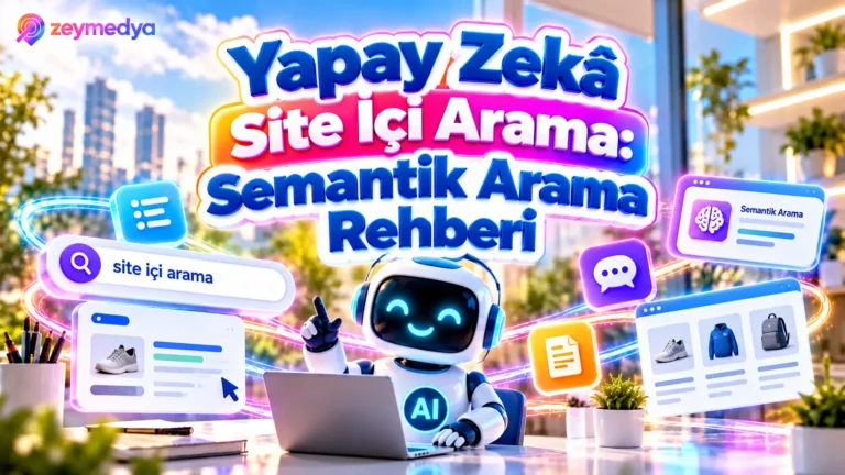 Yapay Zekâ Destekli Site İçi Arama Nasıl Tasarlanır? Semantik Arama ve Ürün Bulma Deneyimi